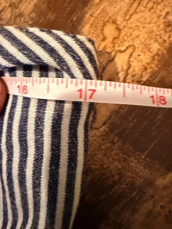 Striped Navy and White Sundress - Picture 8 of 9